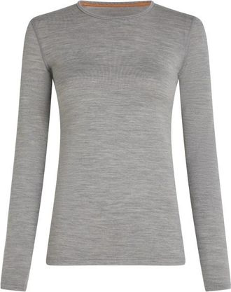 Icebreaker 260 Tech L/S Crewe Merinounterw&auml;sche f&uuml;r Damen | grau