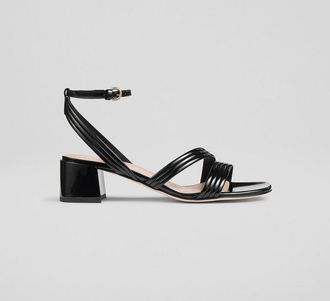 L.k. Bennett Womens Etta Formal Sandals - Black - Size UK 4