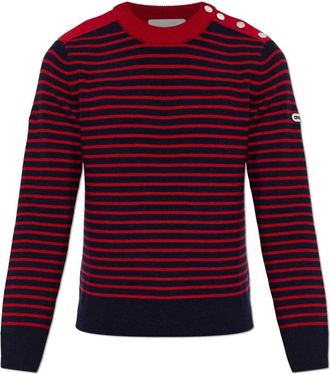 Ami Maglione in lana con girocollo - - Knitwear - Uomo - Rosso - M