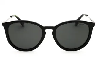 Polaroid PLD4143SX Polarized Round Sunglasses - Black