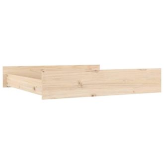 Berkfield Home Beautiful Bed Drawers 2 pcs Solid Wood Pine in Light Sand