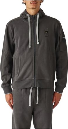 Blauer Hoodies & sweatvesten, Heren, Grijs, S, Sweatshirt