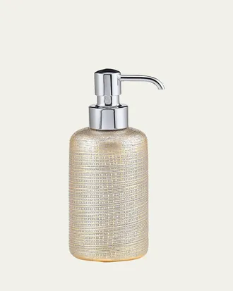 Labrazel Woven Metallic Pump Dispenser with Nickel Polished Top