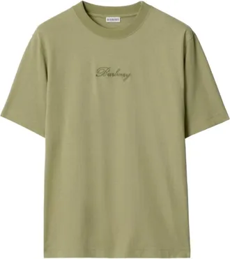 Burberry Ryan T-shirt - Heren - T-shirts - Groen - L - Tops