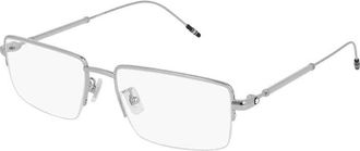Montblanc MB0113O 001 Silver 56mm