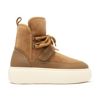 Barracuda Schoenen, Dames, Bruin, 37 EU, Suède, Gevoerde enkellaarzen