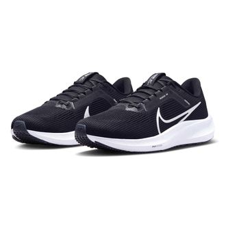 Nike Air Zoom Pegasus 40 Mens Trainers DV3853 (Black/White/Iron Grey 001) UK 6.5 (EU 40.5)