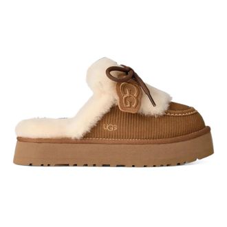 UGG Disquette Heritage Slipper Chestnut - Dames - Schoenen - Bruin - Maat: 36 EU Su&egrave;de