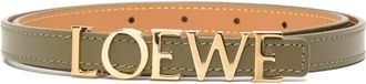 Loewe Cintura con logo - Verde