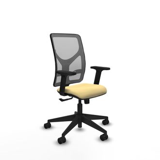 Piqueras y Crespo Silla Ergon&oacute;mica Piqueras Y Crespo Gris Malla Y Cuero