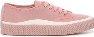 Ferragamo Storm Contrast Sole Sneakers, Size 5.5 C