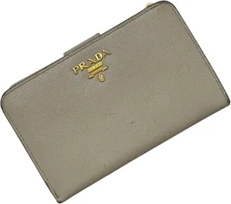 Prada Beige Saffiano Wallet (Bi-Fold) (Pre-Owned)