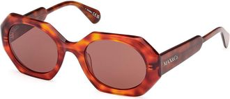 Max & Co. MO0115 53E Womens Sunglasses Tortoiseshell Size 51