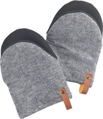 WENKO Topfhandschuhe »Modell Ada Mini« kleine Ofenhandschuhe, Handflächen aus Neopren, Baumwollinnenseite