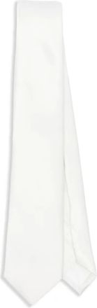 Corneliani Cravatta in raso - Bianco