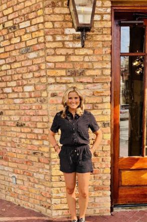 Dear John Denim Ruby Top In Black