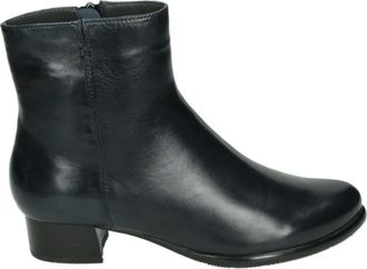 Marip&eacute; Schoenen, Dames, Blauw, 37 1/2 EU, Leer, G155 Enkellaarsjes