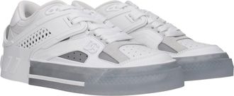 Dolce & Gabbana Mens White Leather Low Top Sneakers