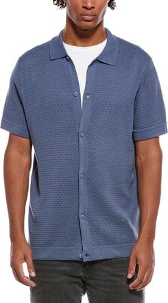 Onia Drop Needle Button-Up Shirt