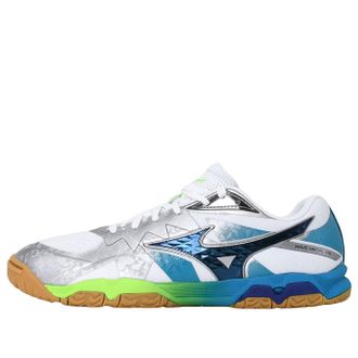 Mizuno Wave Medal Hs- Special Edition White Metallic Silver Blue 81GA267777