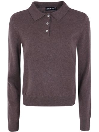 DRHOPE Polo Shirt 100% Cashmere Tribeca