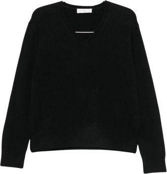 Dunst V-neck Truien - Dames - V-hals truien - Zwart - XS - Truien & Vesten