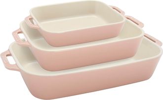 Staub Ceramic 3-pc Rectangular Baking Dish Set