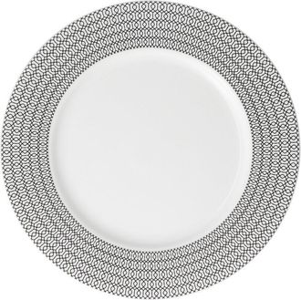 Fortessa Set Of 4 Ornament Bone China 10.75In Dinner Plates