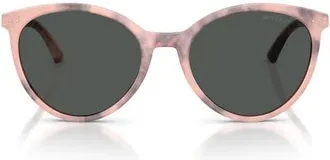 Jimmy Choo London 53mm Phantos Sunglasses in Rose Havana/dark Grey at Nordstrom