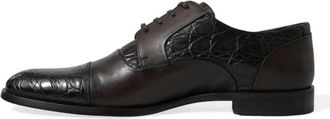 Dolce & Gabbana Derby Geklede Schoenen - Heren - Nette schoenen - Bruin - 40 EU - Leer - Schoenen