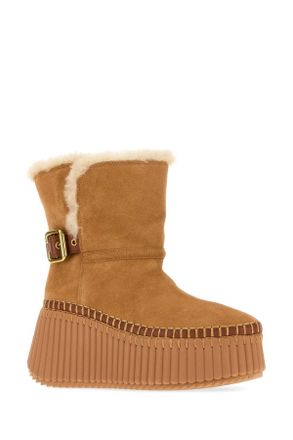 Chlo&eacute; Nama Ankle Boot - Brown