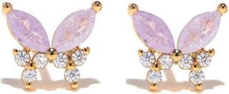 Girls Crew Remember Me Butterfly Stud Earrings in Gold at Nordstrom