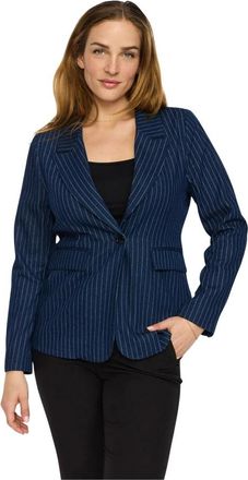 2-Biz Blazers - Dames - Blazers - Blauw - 3XL - Denim - Jassen
