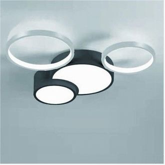 Trade Shop Trade Shop - Copy Of Plafoniera Led 32 W Rettangolare Oro Design Moderno Lampadario A Soffitto 50224