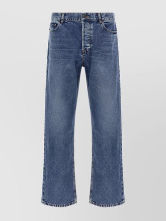 The Row five-pocket denim trousers featuring belt loops