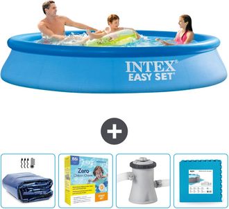 Intex Piscina Easy Set Redonda - 305x61 Cm - 7-piezas Scb9
