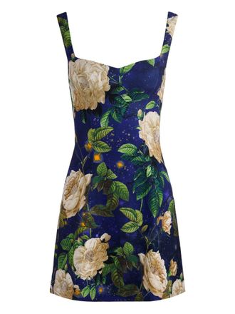 Alice & Olivia Alice + Olivia Printed Mini Dress