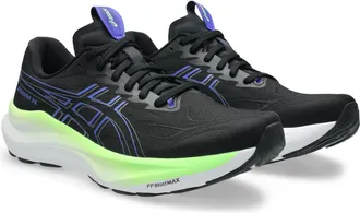 Asics Laufschuh ASICS GT-2000 14, Herren, Gr. 42,5, schwarz, cobalt burst, Synthetik, Schuhe Laufschuh, f&uuml;r mehr Stabilit&auml;t