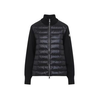 Moncler Black Tricot Cardigan