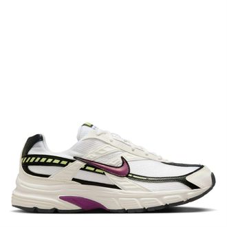 Nike Mens Initiator Lace Up Stripe Patterned Sneakers in White/Viotech-P - Size UK 10.5