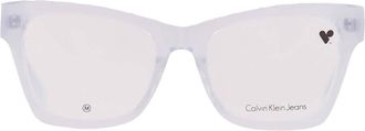 Calvin Klein Demo Butterfly Ladies Eyeglasses CKJ23646 100 52