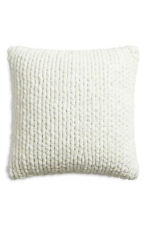 Sunday Citizen Snug Loose Knit Throw Pillow in Off White at Nordstrom