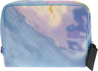 Fendi Pre-owned Leather fendi-bags - Dames - Vintage Clutch - Blauw - ONE Size - Leer - Vintage