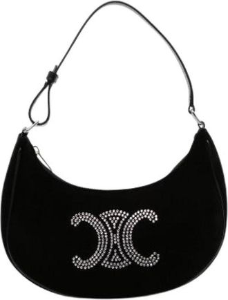 Celine Pre-owned Ava Schoudertas - Dames - Vintage Schoudertas - Zwart - ONE Size - Leer - Vintage