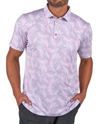 Black Clover Magnum Polo in Electric Rose at Nordstrom, Size X-Large
