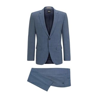 HUGO BOSS Kostuums, Heren, Blauw, S, Single Breasted Suit