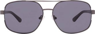 Guess Smoke Rectangular Mens Sunglasses GF0227 08A 59