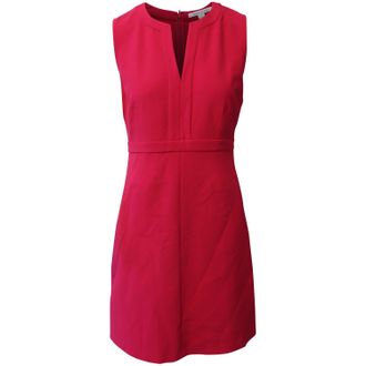 Diane Von F&uuml;rstenberg Diane Von Furstenberg Sheath Dress in Red Polyester