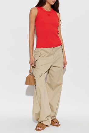 Loewe Top With Z Logo, Womens, Red