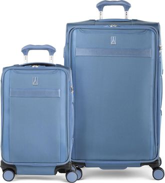 Travelpro Versapack + Softside Carry On & Large Spinner Luggage Set in Elemental Blue at Nordstrom